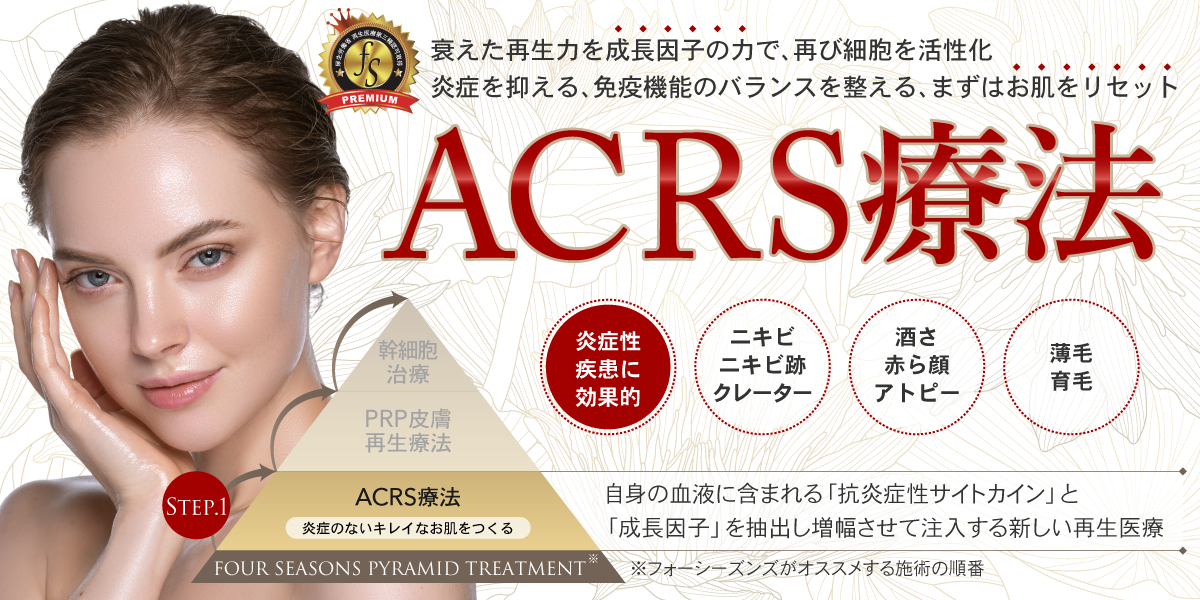 ACRS療法　ニキビ　アトピー　クレーター