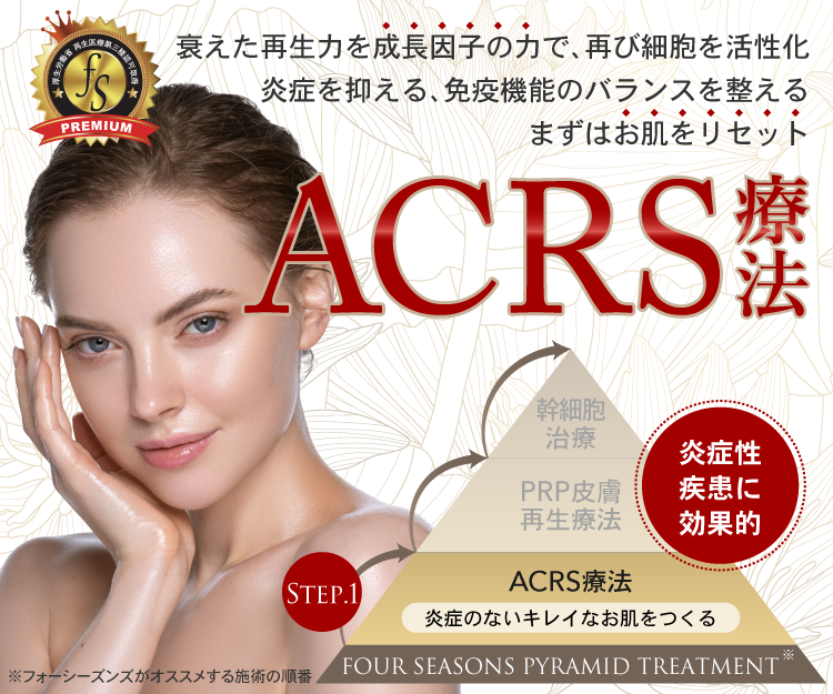 ACRS療法　ニキビ　アトピー　クレーター